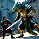 리니지2M 레벨 업 효율적인 방법 - **

"A fully geared warrior, level 45, slaying a basilisk in Giran Castle. The warrior is wearing sh...